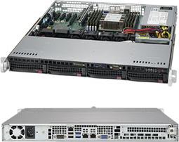 Image du produit Supermicro 1U BARE 1XPHI C622 4X3.5HS