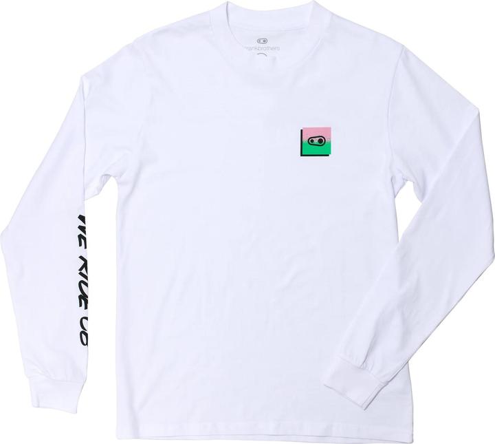 Produktbild Crankbrothers Champions Longsleeve Shirt Men, white/green/pink, M (M)