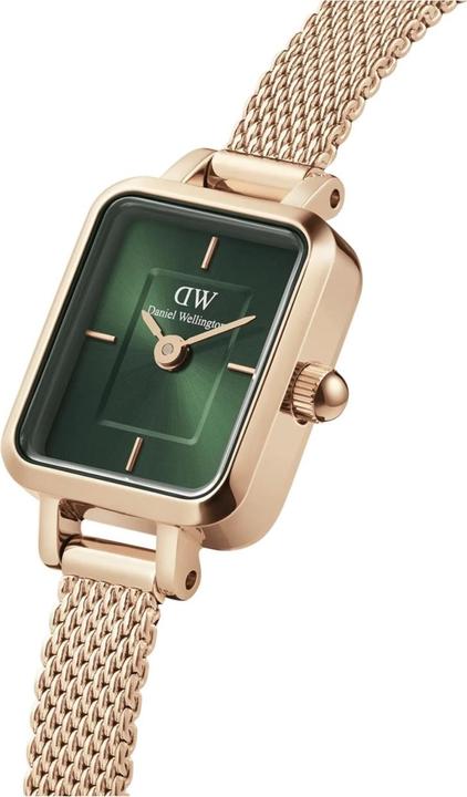 Immagine prodotto Daniel Wellington Quadro Mini Melrose Smeraldo Oro Rosa (Orologio da polso analogico)
