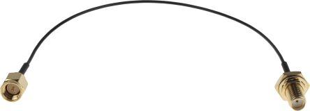Produktbild Rs Pro SMA-SMA plug cable assembly,IP67, 200mm (Antennenkabel)