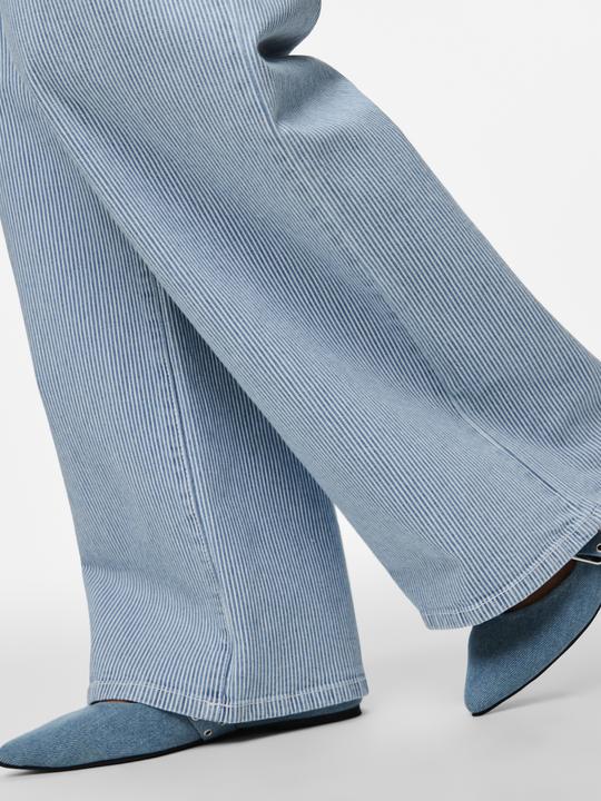 Image du produit Pieces PCBILLO MW GESTREIFTE Wide Fit Jeans (M)
