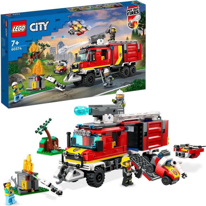 Actual product image LEGO Fire brigade command vehicle (60374, LEGO City)