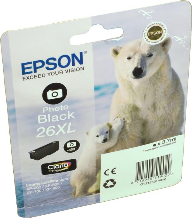Produktbild Epson 26XL Claria Premium (PBK)