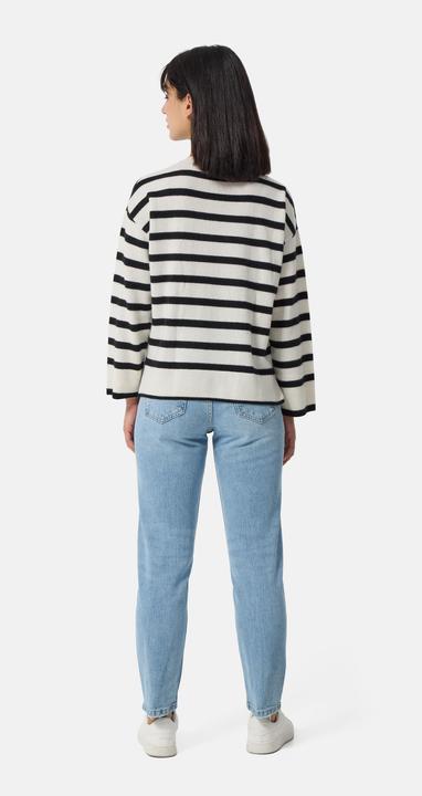 Produktbild Cash-Mere Kaschmir Rundhals Pullover gestreift (XS, S)