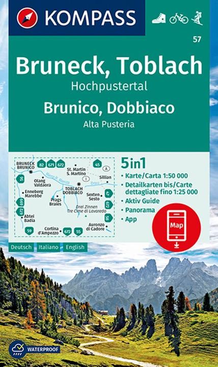 Actual product image Compass Kte. Bruneck,Toblach.(57)