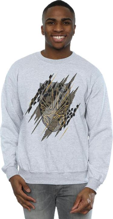 Immagine prodotto Felpa uomo Black Panther Gold Head in cotone (S)