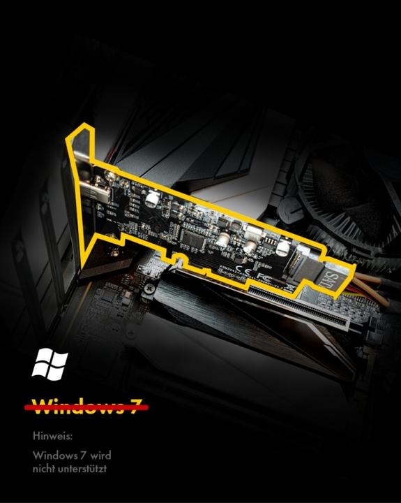 Produktbild Icy Box PCI Card IcyBox USB Type-C Controller Karte IB-PCI1901-C32