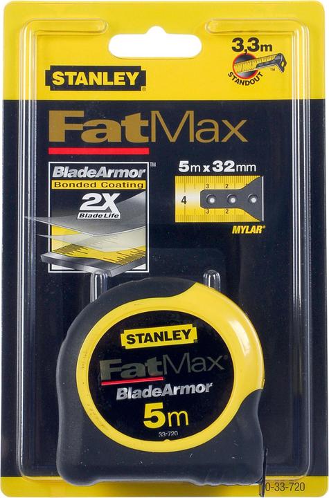 Produktbild Stanley Rollmeter Fat Max 5 m breites (Metrisch)