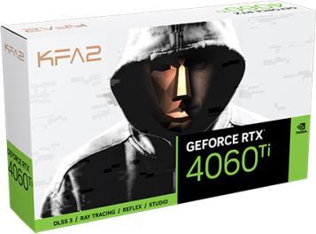 Actual product image KFA2 PCIe GeForce RTX™ 4060 Ti EX White 1-Click OC 8GB GDDR6 128-bit DP*3/HDMI DLSS 3 (8 GB)