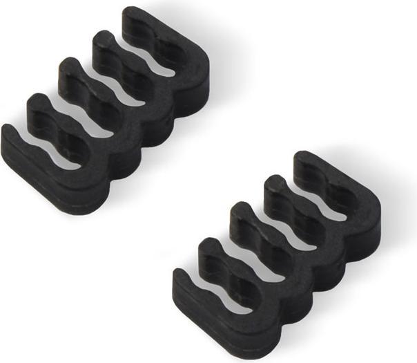 Actual product image Silverstone Power Extension Cable 8-8(4+4)Pin 0.08mm Black