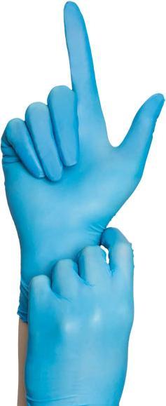 Produktbild Ampri Nitril Einweghandschuhe Med-Comfort blue 300 (S)