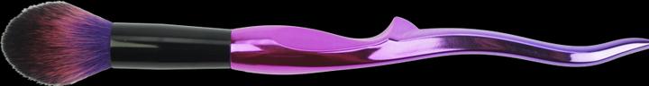 Actual product image Powder brush "Pink/Black" fine synthetic hair (Powder)