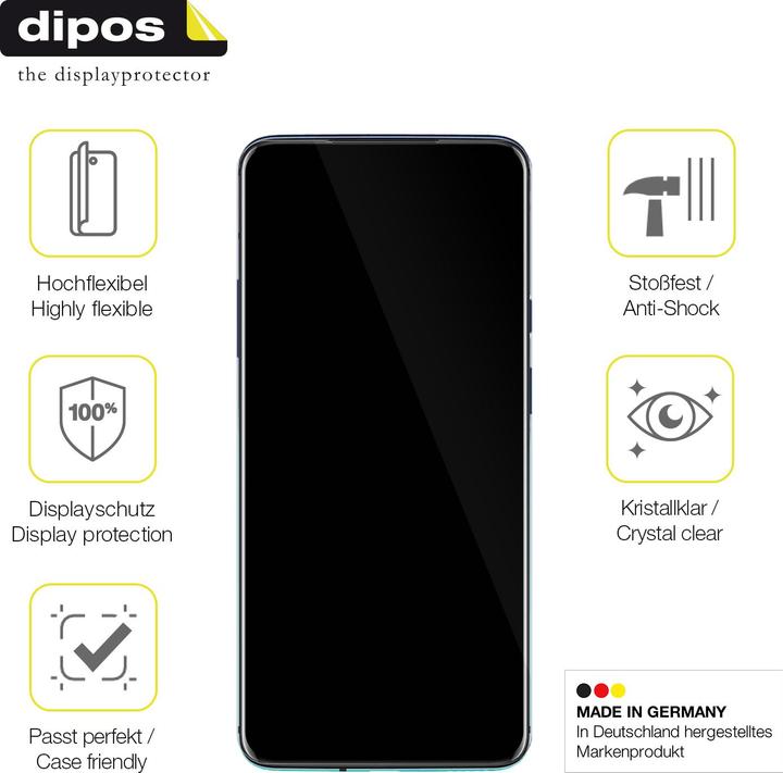 Produktbild Dipos 3D Full Cover Schutzfolie (1 Stück, OnePlus 7T Pro)