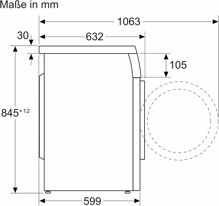 Produktbild Bosch Hausgeräte WUU28T49 (9 kg, Links)