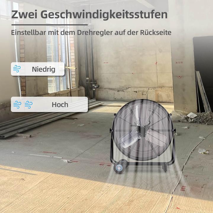Produktbild Be Cool BCIWM60CM Bodenventilator Industrie-Windmaschine 60cm (67.20 dB)