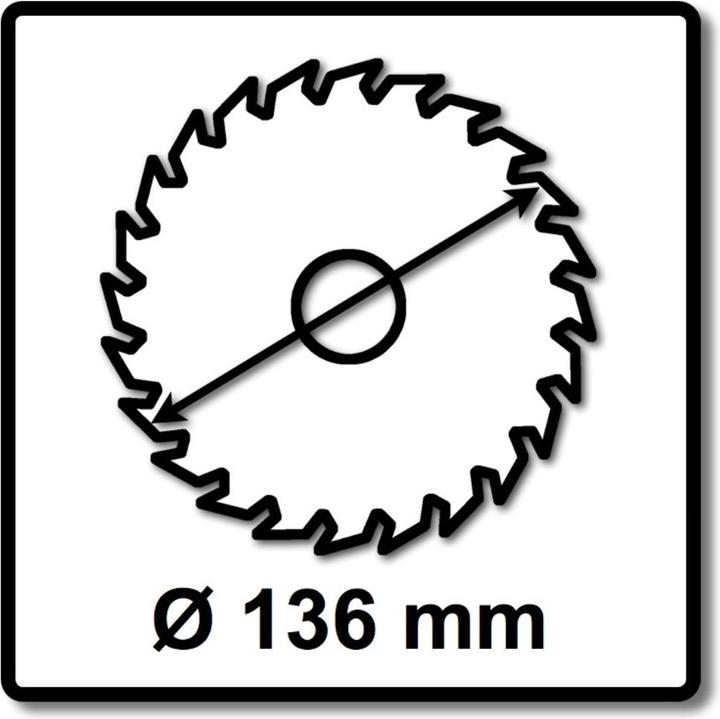 Actual product image Makita SPECIALIZED circular saw blade Ø 136x20x50Z
