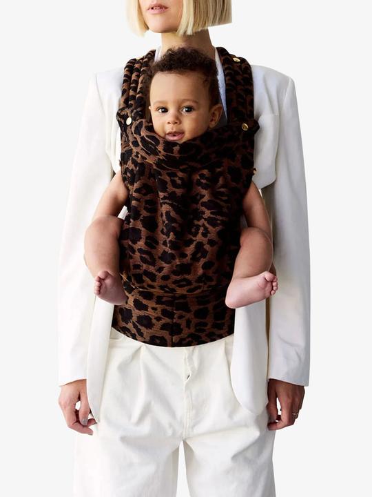 Produktbild Artipoppe Babytrage "Leopard Classic" braun klein gemustert