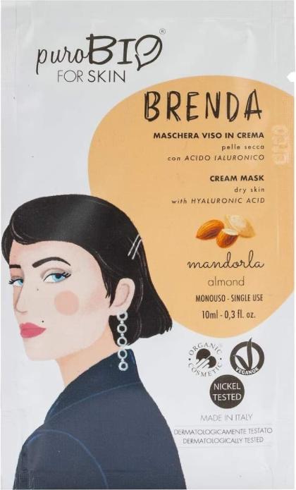 Actual product image Puro Bio Purobio, Brenda, mask, almond, 1 piece