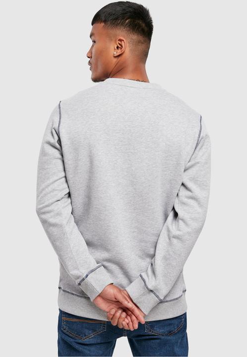 Actual product image Urban Classics Organic Contrast Flatlock Stitched Crew (XL)