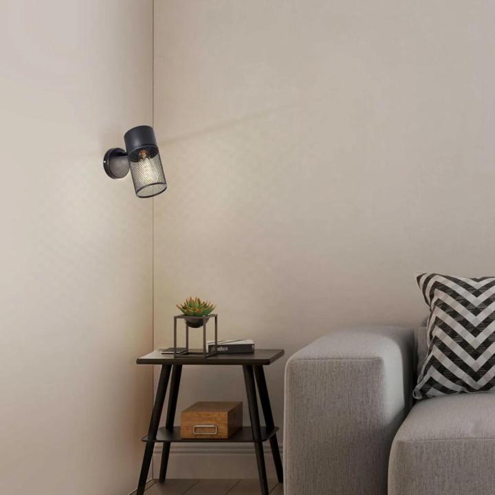 Produktbild Brilliant Kamolo Wandspot schwarz matt (E27)