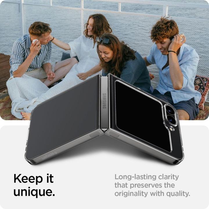 Actual product image Spigen Airskin PC Back Cover Transparent Samsung Galaxy Z Flip 6 (Samsung Galaxy Z Flip6)