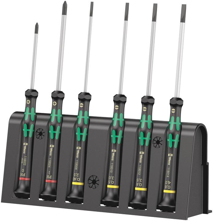Actual product image Wera 2035/6 B Rack (Slotted screws, Phillipps cross recess (PH))