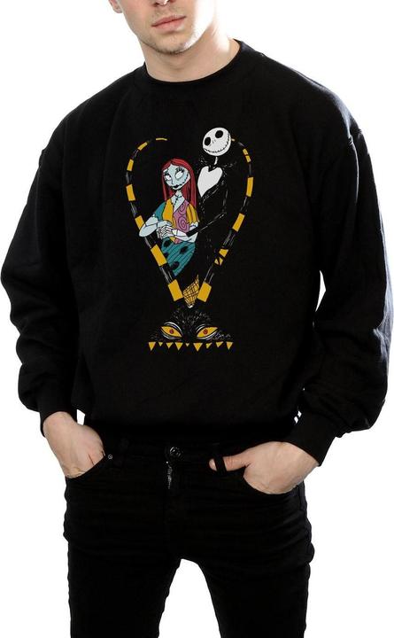 Actual product image Disney Mens Nightmare Before Christmas Jack And Sally Love Sweatshirt (XL)