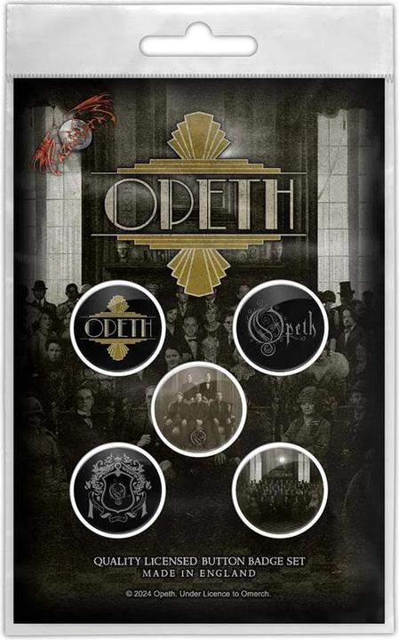 Opeth Abzeichen The Last Will And Testament 5erPack Kunststoff Metall