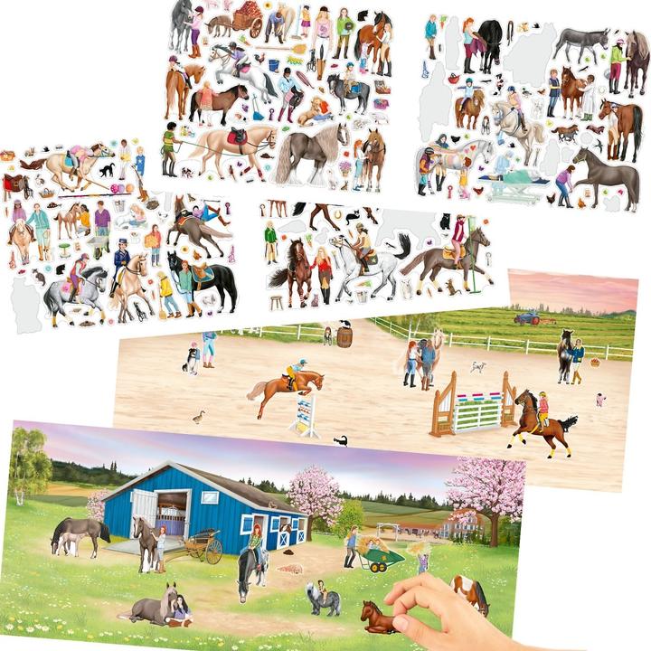 Produktbild Magni DEPESCHE Stickerbuch Create Your Happy Horses