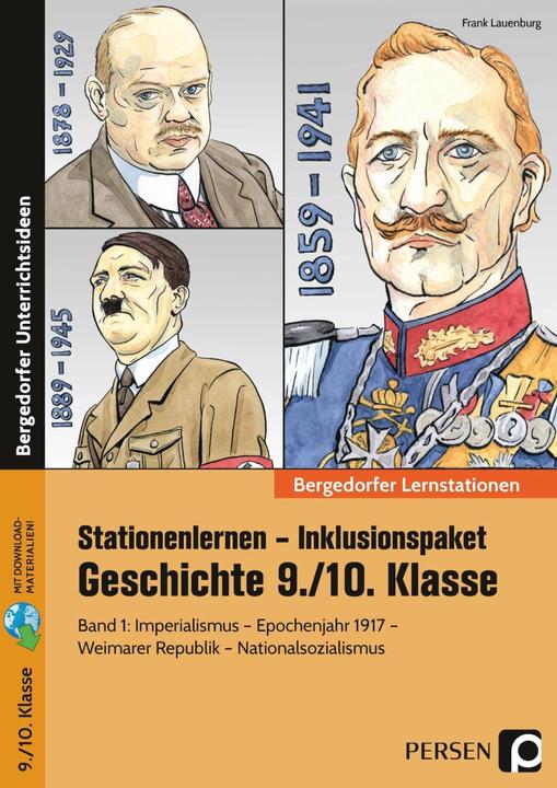 Produktbild Stationenlernen Geschichte 9/10 Band 1 - inklusiv (Deutsch, Frank Lauenburg, 2020)