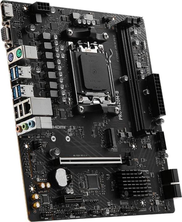 Actual product image MSI PRO A620M-B (AM5, AMD A620, mATX)
