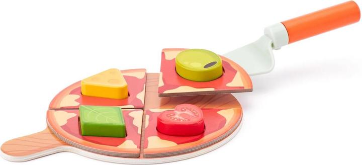 Actual product image Woody Pizzeria Carlo, didactic game with plug-in moulds