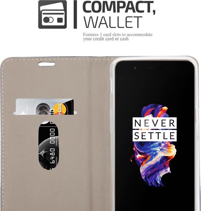 Image du produit Cadorabo Jeans Book Housse pour OnePlus 5 (OnePlus 5)