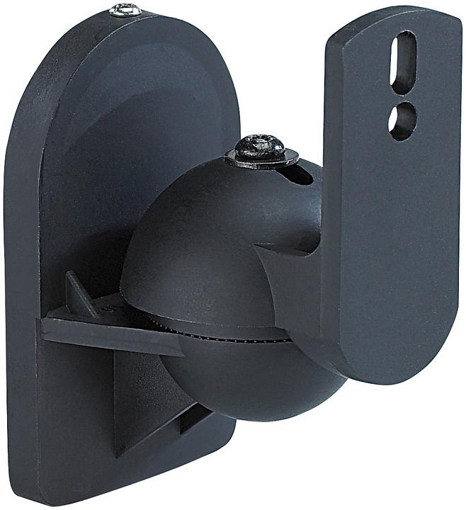 Produktbild Auvisio Kompakt-Halterung für Satelliten-Lautsprecher, 4er-Pack (Wandmontage, Neigbar, Drehbar)
