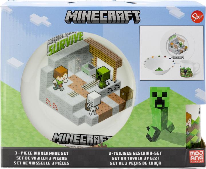 Immagine prodotto Stor Minecraft - Set regalo di 3 pezzi in ceramica (40485)