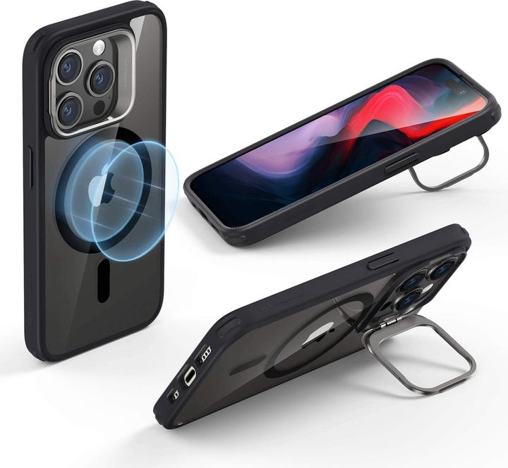 Image du produit ESR Classic Hybrid HaloLock Case avec Stash Stand (Apple iPhone 15 Pro)