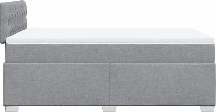 Actual product image VidaXL Bo x spring bed with mattress 120 x 190 cm fabric (120 x 190 cm)
