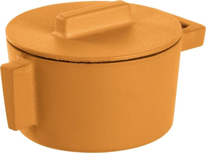 Sambonet Bratentopf Terra Cotto vanille (10 cm, Bräter + Schmortopf, Gusseisen)