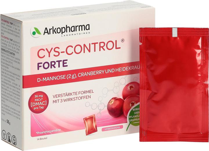 Immagine prodotto Arkopharma Cys-Control Forte D-Mannose Cranberry Heidekraut (14 Pezzo/i, Bustina, 99 g)