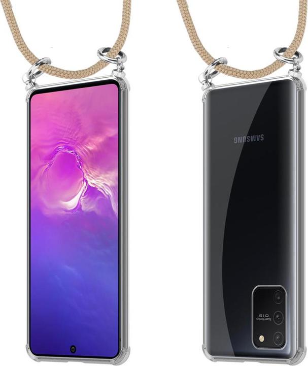 Produktbild Cadorabo TPU Handy Kette SILBER Cover
