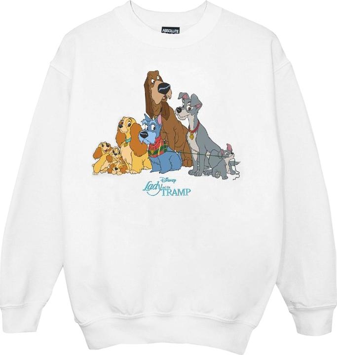 Produktbild Disney Lady And The Tramp Classic Group Sweatshirt Mädchen (140, 146)
