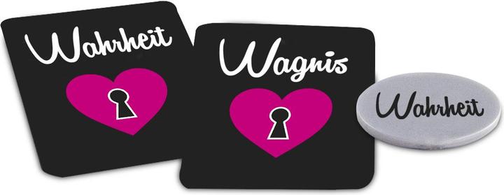 Actual product image tease & please Truth or dare (Deck of cards, German)