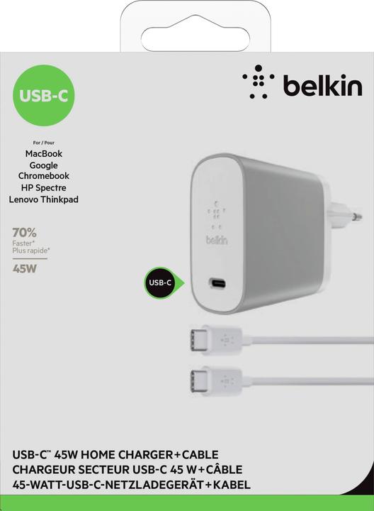Actual product image Belkin USB-C Home Charger (45 W)