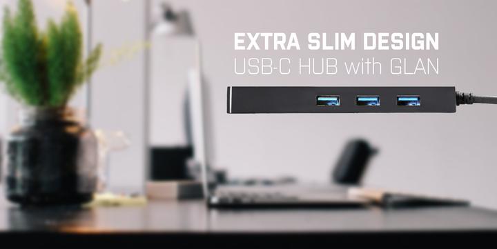 Produktbild i-tec C31gl3slim (USB-C, 4 Ports)