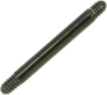Produktbild Bijouteria 1.2mm Titan Piercingteil (PVD Beschichtung (schwarz), Titan)