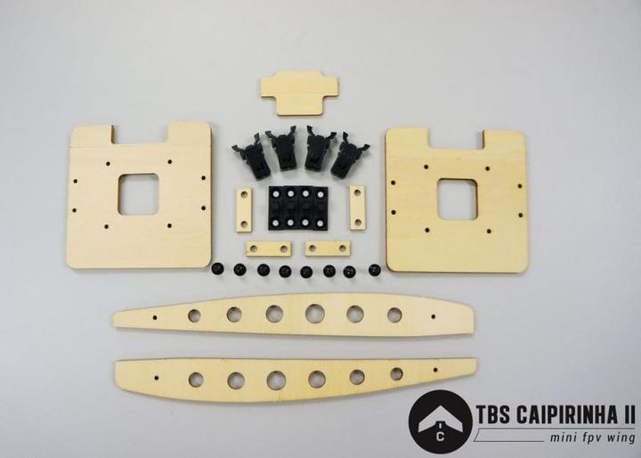 Immagine prodotto TBS Caipirinha 2 - Parti in legno (ali) (Accessori FPV, TBS Caipirinha 2)