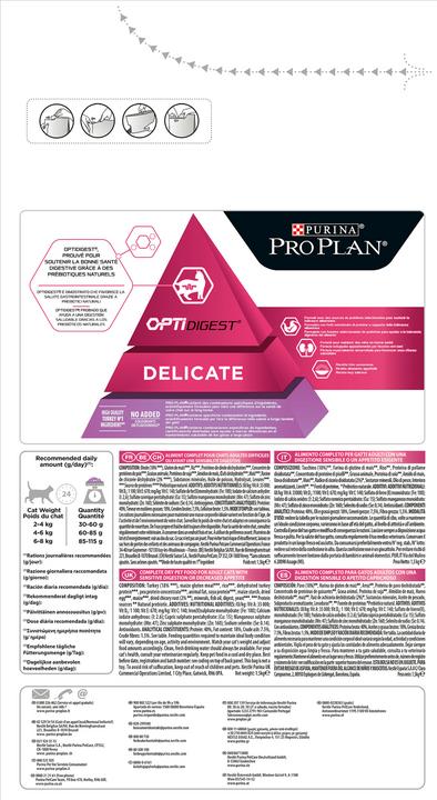 Actual product image Pro Plan Cat Delicate (Adult, 1 pcs., 1500 g)