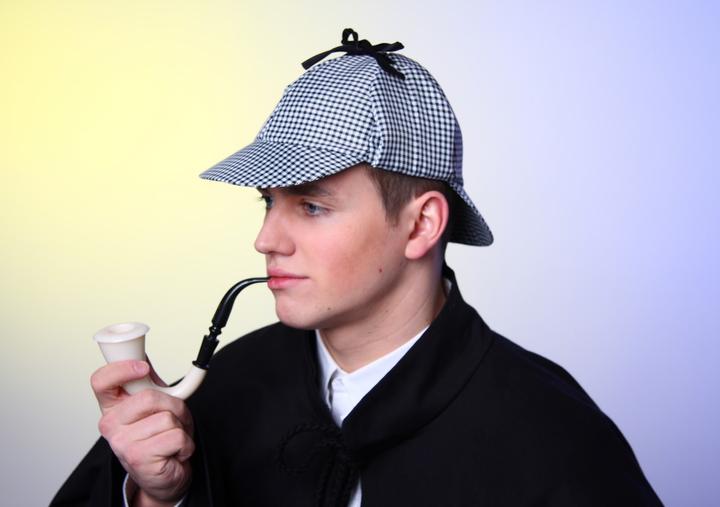 Image du produit Festartikel Müller Casquette de détective à carreaux