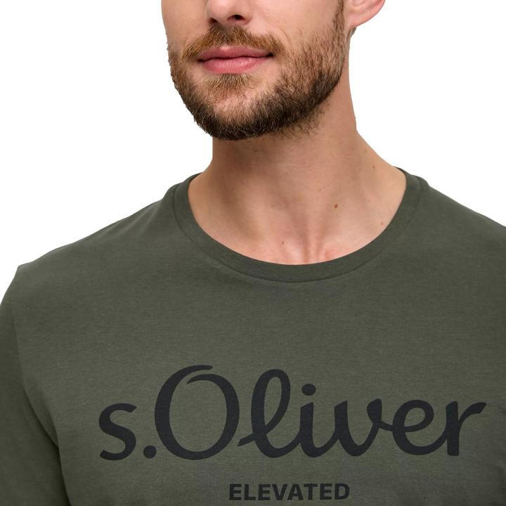 Actual product image S.Oliver T-Shirt Casual Bequem sitzend Logo T-Shirt (XL)