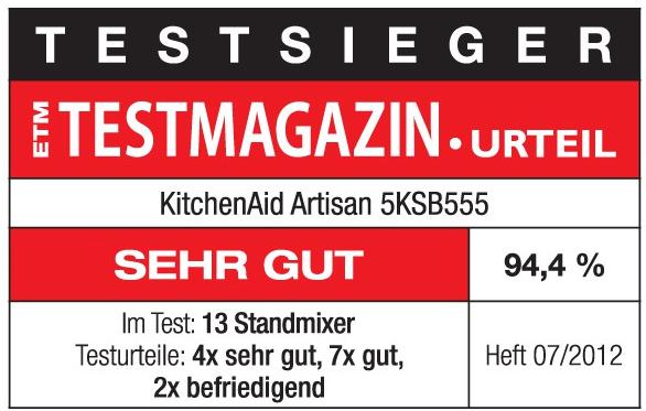 Actual product image KitchenAid Artisan (550 W)